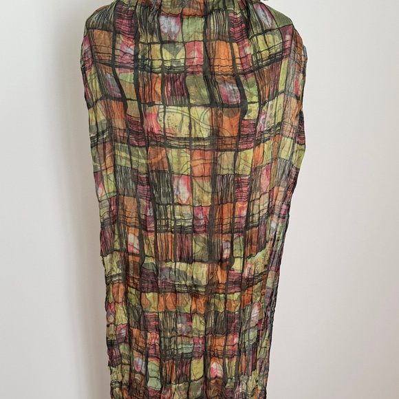 Multicolor Abstract Women's Scarf - Picture 3 of 3